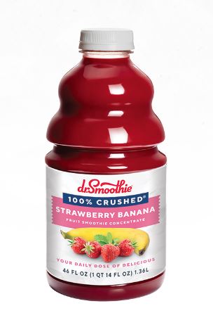 Dr. Smoothie 100% Crushed Strawberry Banana Smoothie