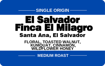 El Salvador Finca El Milagro