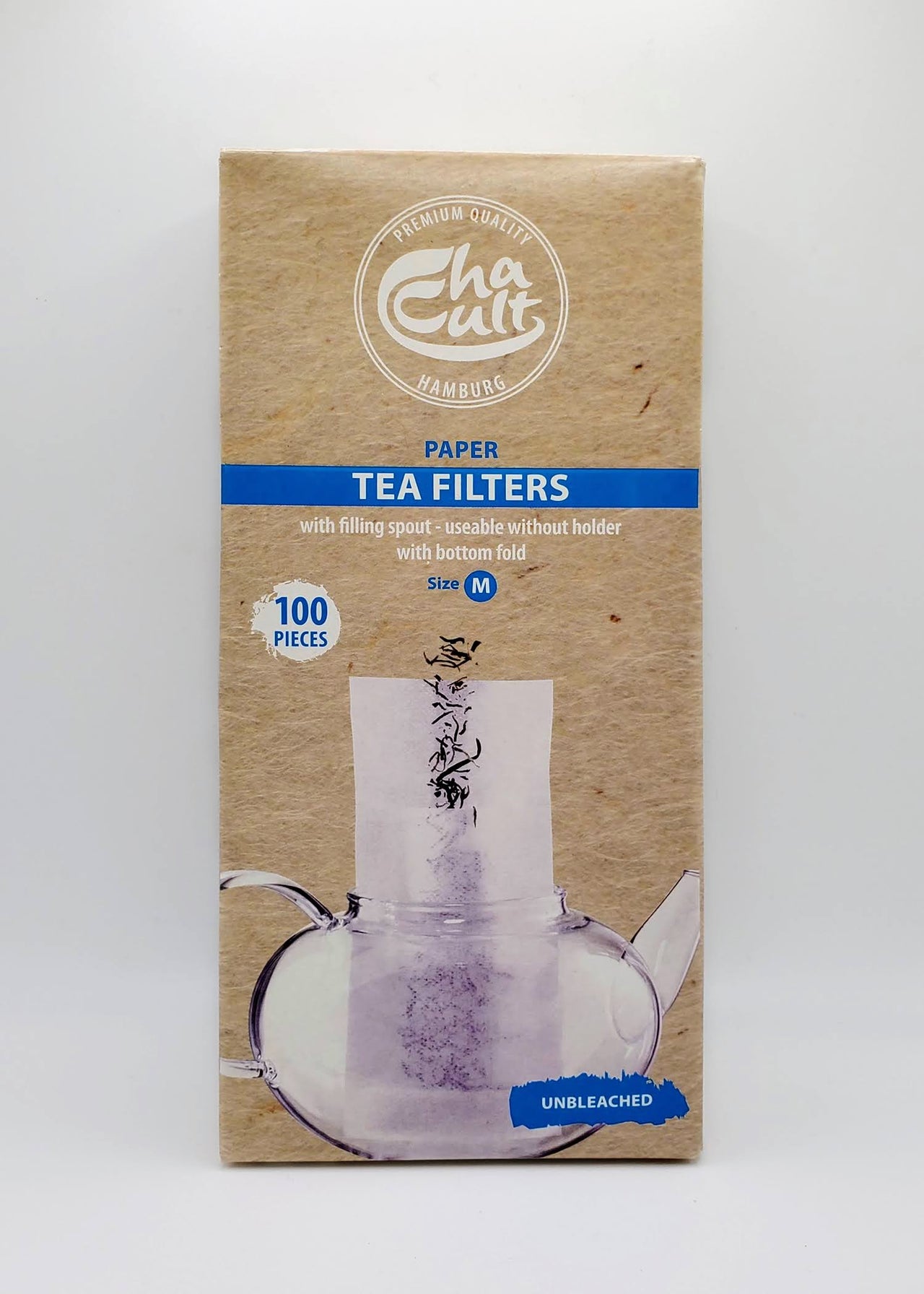 Medium Paper Tea Filter Bags - 100ct
