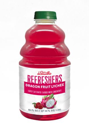 Dr. Smoothie Refreshers Dragon Fruit Lychee Concentrate (46oz bottle)