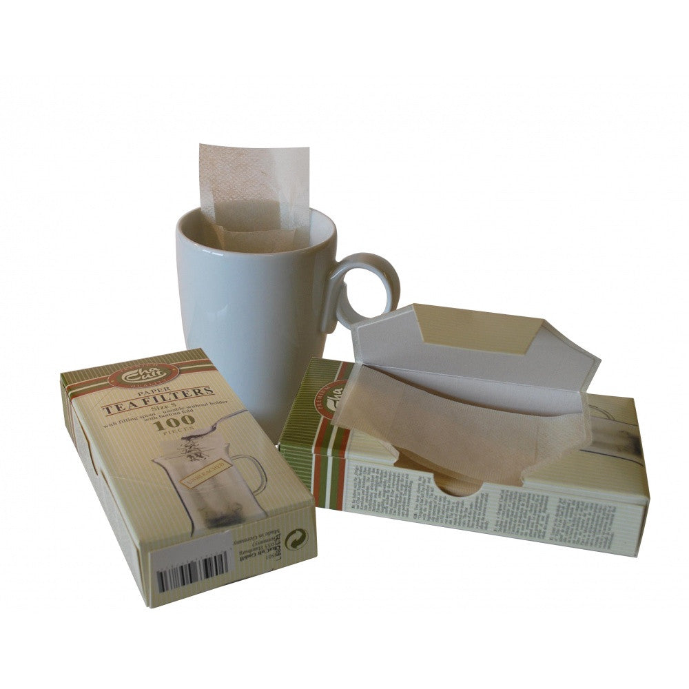 Small Paper Tea Filter Bags - 100ct